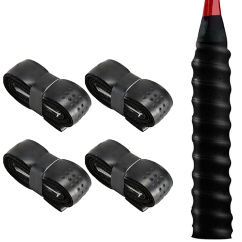 JTKREW 4PCS Griffband Tennisschläger, Rutschfestes Overgrip für Tennis, Badminton und Squash Schläger