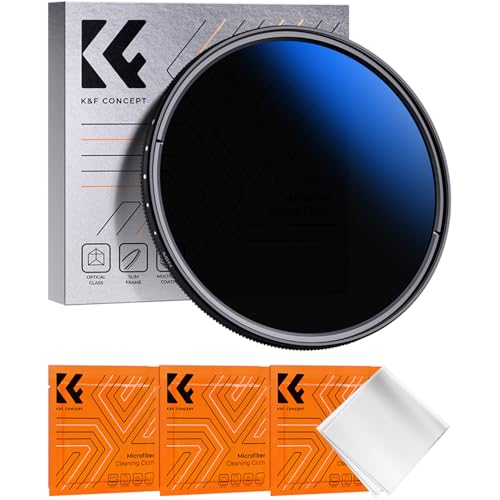 K&F Concept Nano K-Serie ND Filter 67mm Variabler Graufilter ND2-ND2000 (1-11 Blendenstufen)