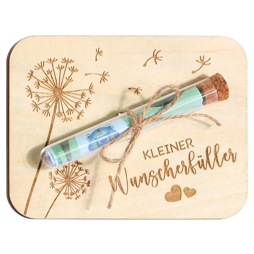 BOFUNX Wunscherfüller Geldgeschenke Verpackung mit Umschlägen Lustige Geschenke Geldgeschenk aus Holz für Weihnachten Geburtstag Hochzeit Jugendweihe Reisen