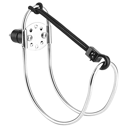 CeFoney Rettungsring aus Edelstahl, Hufeisen, Schwimmringhalter, Schiffsboje, Halterung, Rettungsring, Yachtboot, Zubehör