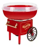 Stagecaptain CFM-500 Zuckerwattemaschine für Zuhause - Cotton Candy Maker für Kindergeburtstag - 500W Leistung für kurze Aufheizzeit - Für Zucker oder Bonbons geeignet - Leicht zu Reinigen - Rot