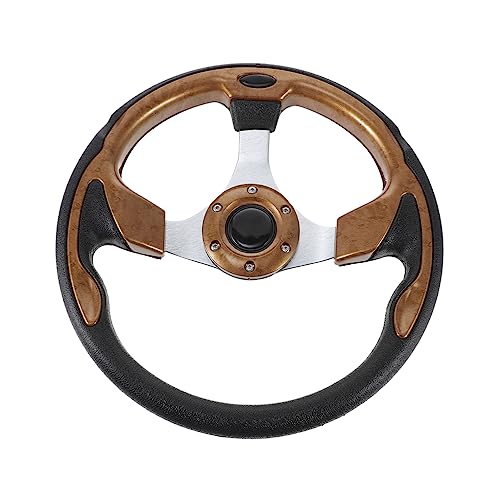 GLEAVI Lenkrad Pu Lenkrad Für Motorsportfahrzeuge Ergonomisch Komfortabel Passend Verleiht Ihrem Auto Einen Sportlichen Look