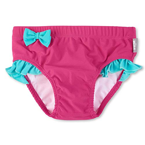 Sterntaler Mädchen Badehose, UV-Schutz 50+, Alter: 4-6 Jahre, Größe: 110/116, Farbe: Magenta