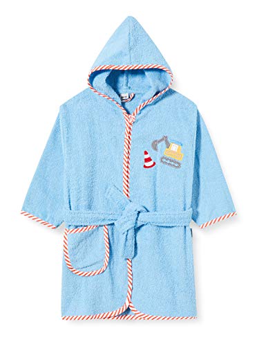 Playshoes Unisex Kinder Frottee-bademantel Morgenmantel, Bagger, 110-116 EU