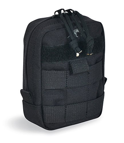 Tasmanian Tiger TT Tac Pouch 1 EDC Rucksack-Zusatztasche mit Molle-System und Patch-Fläche, 15 x 10 x 4, Schwarz