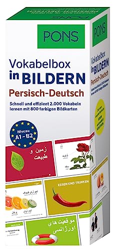 PONS Vokabelbox in Bildern Persisch-Deutsch: Schnell und effizient 2.000 Vokabeln lernen mit 800 farbigen Bildkarten