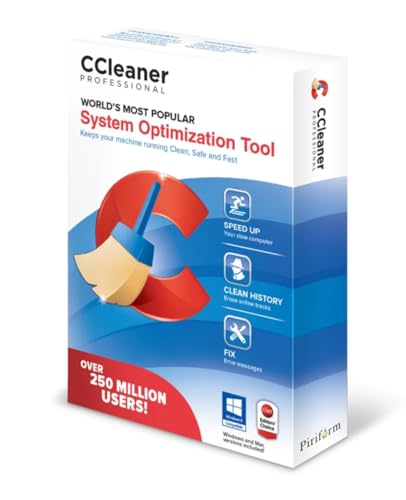 CCleaner Professional I 1 Gerät | (Product Keycard) | Aktivierungscode per Post