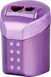 Faber-Castell RollOn Sparkle Doppelloch-Schärfkasten, in drei sortierten Farben