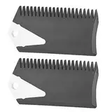 Aigend Surfbrett Wachs Kamm - 2PCS/Set Hochwertiges PVC Surfbrett Wachs Kamm Reiniger Werkzeug Zubehör Leichtgewicht für Surfbrett Skaeboard