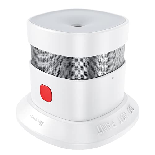 HEIMAN Mini Rauchmelder mit 10 Jahren Batterielaufzeit,85dB Alarm, TÜV und EN14604 Zertifizierter Rauchwarnmelder Feuermelder Brandmelder ,mit Feueralarm und Fotoelektrischem Sensor (1)