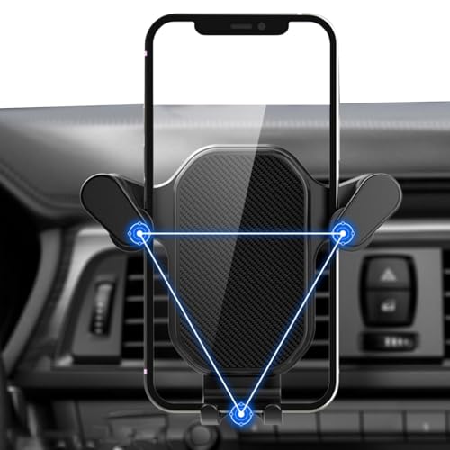 Air Vent Car Telefonhalter - Hände kostenloses Handy -Wiegen für Automobile | Easy Clamp Car Mount Stable Telefonständer kompatibel mit den meisten Mobiltelefonen