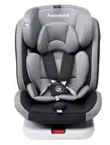 Fourward Baby Autositz Kindersitz 360°drehbar mit ISOFIX und Ruheposition, 40-150 cm / 0-12 Year / 9-36KG, 5-Punkt-Sicherheitsgurt, Kinderautositz, ECE R129