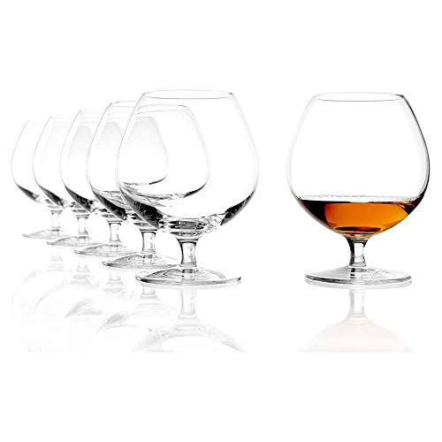 Stölzle Lausitz Cognacschwenker I 585 ml I 6er Set Cognac Gläser I spülmaschinenfest I edles bleifreies Kristallglas I hochwertige Qualität