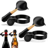 Bierflaschen Helm, 2 Stück wiederverwendbare Soldat Salute bierflaschenverschluss, Staubdichte Lustiger Salute Soldaten bierverschluss helm für Party, Bars, Grill, Bierliebhaber, Veteranen