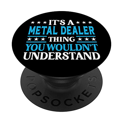 Metallhändler Thing Job Titel Mitarbeiter Lustiger Metallhändler PopSockets mit austauschbarem PopGrip