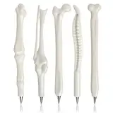 SGerste Kugelschreiber in Knochenform, 0,7 mm, schwarze Tinte, für Ärzte, Krankenschwestern, Mediziner, Geschenk, Schule, Büro, Schreibwaren (Knochenschwarz)