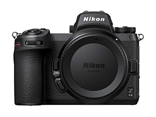 Nikon Z 6II Spiegellose Vollformat-Kamera (24,5 MP, 14 Bilder pro Sekunde, Hybrid-AF, 2 EXPEED-Prozessoren, doppeltes Speicherkartenfach, 4K UHD Video mit 10-Bit-HDMI-Ausgabe)