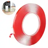 Trukafie Dichtlippe Glasbodenplatte,5 M Silikonband Selbstklebend,Gummilippe Selbstklebend für Glasbodenplatten, Kaminofen, Ofenplatte, Bodenplatte, Feuerschutzplatte,6 mm x 2 mm