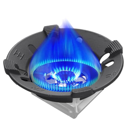 Générique Wok-Pfannenhalter – Wok-Ständer aus Gusseisen, rutschfest, verbesserte Kochkontrolle, Pfannenzubehör, Wok-Küchenset für Zuhause, Outdoor, Grillen, Küche