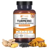 Kurkuma Curcumin 1440 mg mit schwarzem Pfeffer und Ingwer I 120 Vegane Kurkuma-Kapseln Hochfest (2 Monate Lieferung)