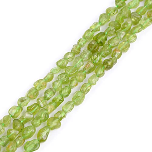 Sweet & Happy Girl'S Store 6x8mm Freeform Kartoffelform Edelstein-Gr¨¹n Peridot Perlen Strang 15 Zoll Schmuckherstellung Perlen