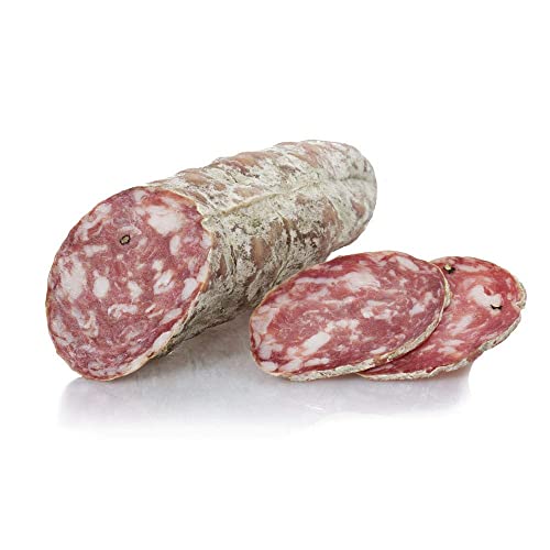 Salami Campagnolo Salumi Pasini® | Salami nach Bauernart | Ganzes Stück | 600 g | Traditionelle italienische geräucherte Salami