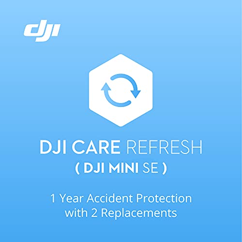 DJI Care Refresh für DJI Mini SE (1-Jahres-Plan) 2 schnelle Austauschgeräte innerhalb von 1 Jahr, um Wasserschäden, Kollisionen und Flyaway abzudecken