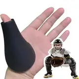 Catcher's Daumenschutz für Baseball- und Softball-Fänger, Daumenschutz für Baseball-Fänger, Ausrüstung, Trainingshilfe, Fänger, Zubehör, reduziert Stechen, Schwarz