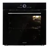 Klarstein Backofen, Einbau-Backofen mit 11 Modi, Backofen Einbaugerät mit Stecker, Einbaubackofen mit Auftau & Grill-Funktion, 73L Ofen mit App-Control & Drehschalter, Elektro-Backofen in Schwarz