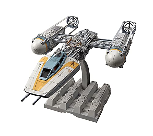 Revell Bandai Modellbausatz Y-wing Starfighter I Hochwertiger Bausatz des zuverlässigen Rebellenjägers | Maßstab 1:72 | Detailgetreu und beeindruckend | Perfekt für Anfänger und Fortgeschrittene