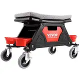 VEVOR Werkstatthocker Rollhocker 640 x 335 x 390 mm, 136 kg Belastbar Werkstatt Rollsitz Montagehocker Garagenhocker, Werkstatt-Arbeits-Hocker-Stuhl-Sitz inkl. Aufbewahrungsbox & Paletten, Mobil