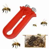 Draht Imkerei Werkzeug,Bienenzucht Drahtspanner,Kabelspanner,Crimper Imkereiausrüstung,Imkereibedarf,Bienenstock Rahmen Draht,für Befestigen Sie Den Eisendraht Oder Edelstahldraht am Nestrahmen,Rot