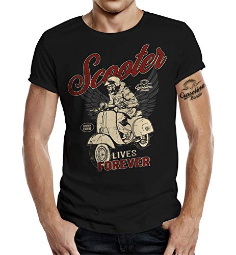 T-Shirt für Scooter Motorroller Fahrer