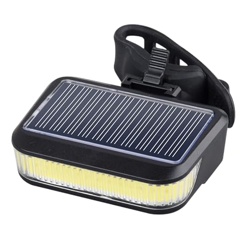 Bicycles Solar Light – Rücklicht mit Eco-Signal, wasserdicht, solarbetrieben, für Stadtfahrten im Getriebe Mounta Sichtbarkeit bei Nacht Acces