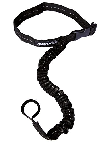 Icetools Web Leash Snowboardleine, Schwarz, one Size