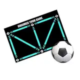 Ajuanbazha Fussball Trainingsmatte, Fussballmatte Training, 60x90 Cm Fussball Matte, Rutschfeste Geräuschlose Stoßdämpfung Trainingsmatte Fussball, Fußballmatte Geschenke für Fußballliebhaber