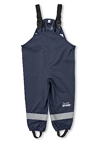 Sterntaler Unisex Kinder Regenträgerhose Ungefüttert Rain Pants, Marine, 80 EU