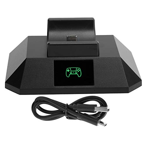 Game Controller Ladestation, Single Charger Station Dock mit Bildschirm für Playstation 5 Gamepad-Konsolen