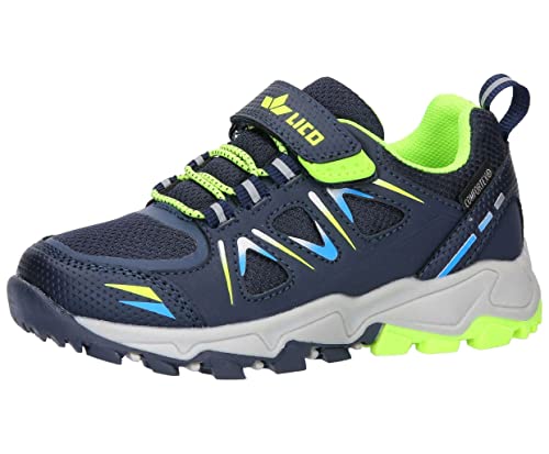 Lico Unisex Kinder Allen VS Cross-Laufschuh, marine/blau/lemon, 35 EU