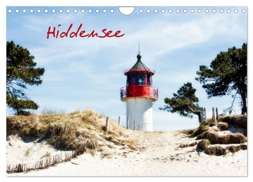 Insel Hiddensee (Wandkalender 2025 DIN A4 quer), CALVENDO Monatskalender: Hiddensee, kleine traumhafte Insel in der Ostsee (CALVENDO Natur)