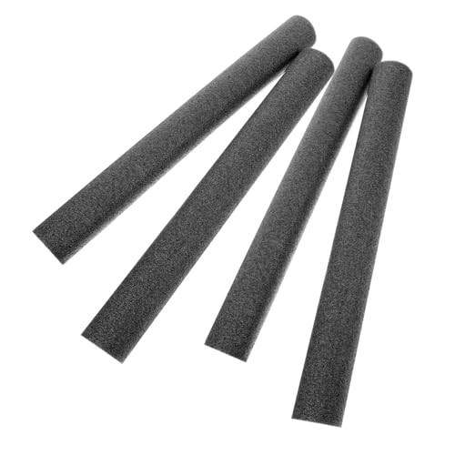 MAGICLULU 4 Stück Isolierrohr Isolationsrohr Abflussrohrreiniger Schlauch Röhren Im Freien Pole Wasserhahn Schaumisolierung Kessel Schläuche Conditioner Ac-einheit Beschützer Black Pe-schaum