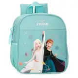 Disney Joumma Frozen Always Close to the Heart Vorschulrucksack, Blau, 21 x 25 x 10 cm, Polyester, 5,25 l, blau, Talla única, Vorschulrucksack