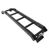 Areyourshop Aluminium Car Rear Tail Door Ladder Climbing Auto Rückseite Schwanz Tür Leiter Klettern für Suzuki Jimny 2019+ BLK