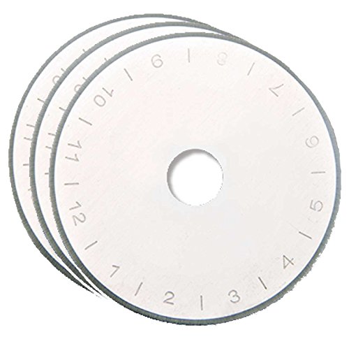 Altera Ersatzklinge aus legiertem Stahl (SKS7!) für Altera-Rollschneider 45mm (3 Stück in Schutzblister)