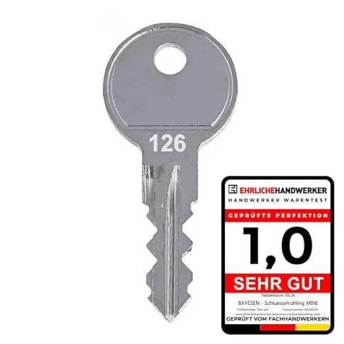 Ersatzschlüssel Kompatibel mit MINI Code 039 - Hochwertiger Ersatz Schlüssel für Dachboxe, Skiboxen und Fahrradträger - Schlüsseldienst
