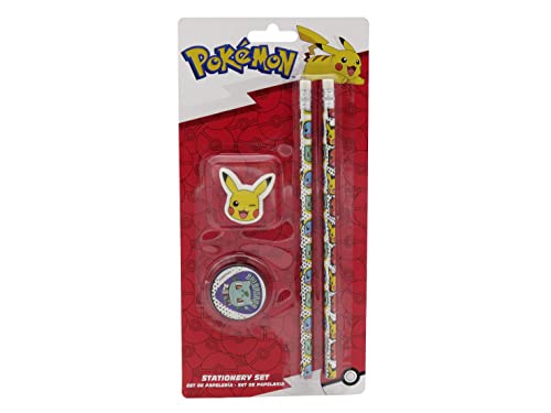 CYPBRANDS Unisex Kinder Stationery Pokémon Schreibwaren-Set, Bunt, Estándar