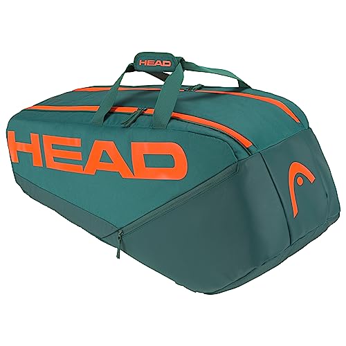 HEAD Unisex – Erwachsene Pro Racquet Bag Tennistasche, Cyan/orange, L