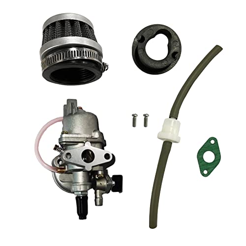 iDMRURvm 47cc 49cc Vergaser + Luftfilter für Miniquad Pocketbike Dirtbike Mini Motor Ersatzteile