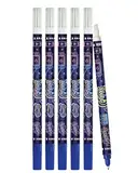 Online Vorteils-Pack Tintenlöscher 6x Tintenkiller zum Löschen und Überschreiben | Design Gaming | Entfernung und Korrektur blauer Tinte | Schreibfarbe blau