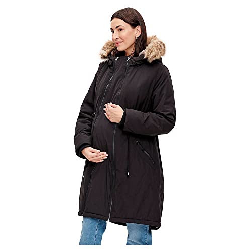 MAMALICIOUS Damen Mlamy 3in1 Padded Jacket A. Noos Winterjacke, Schwarz, M EU